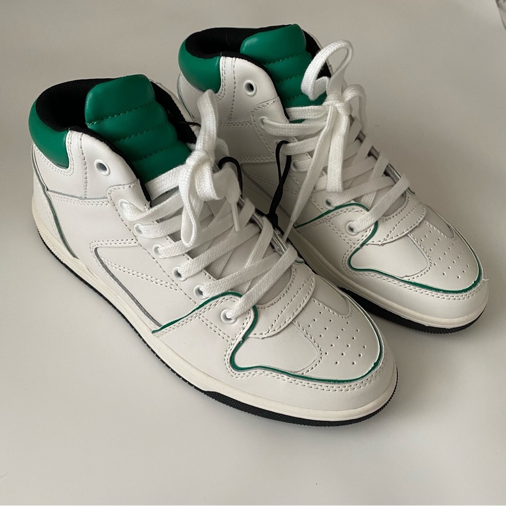 NWT ZARA FASHION DUNK HIGH SNEAKERS SIZE 6.5